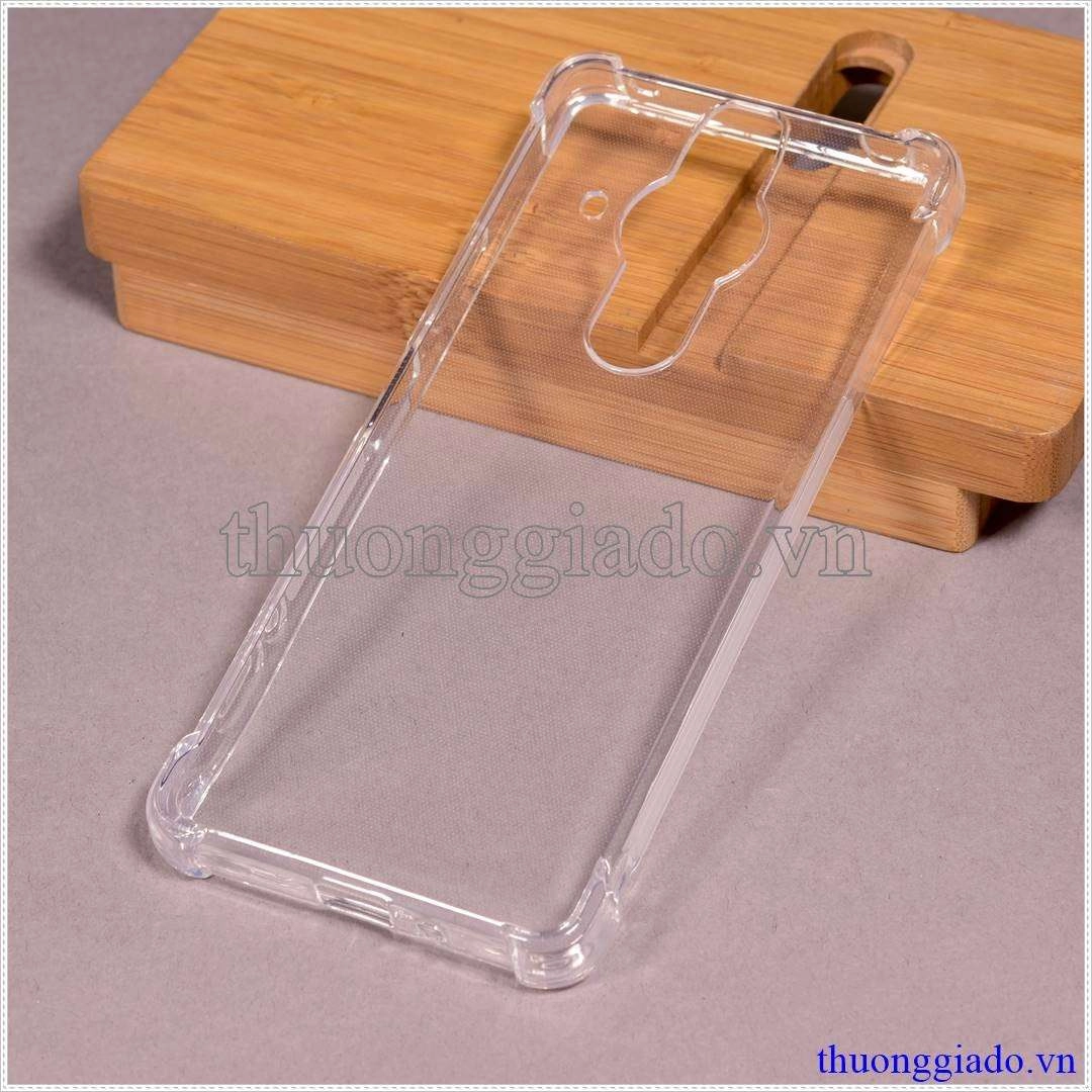 Ốp lưng dẻo Sony Xperia Pro-I (Ốp lưng Silicone trong suốt tăng cường chống sốc 4 góc)